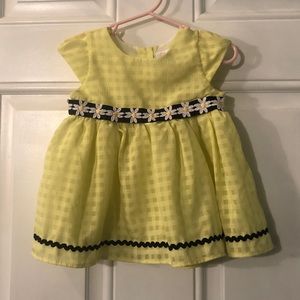 Yellow & Blue 18month dress with daisy detail